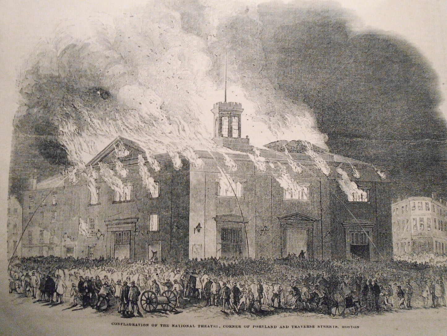 Gleason's Pictorial - Complete Original Issue - May 8, 1852. Baltimore Cemetery.