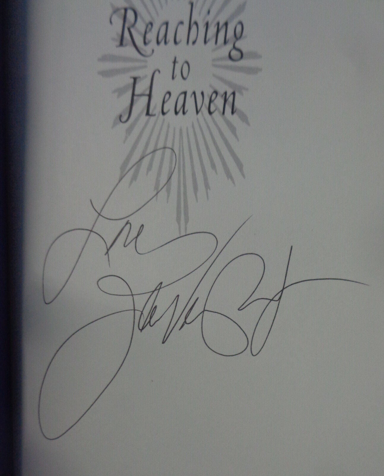 REACHING TO HEAVEN, by James van Praag - SIGNED First Edition, 1999