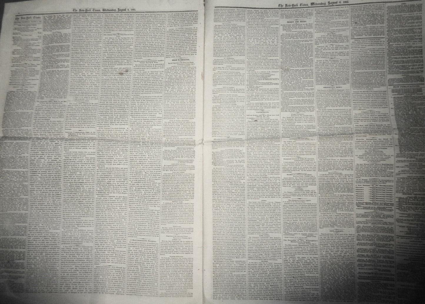 THE NEW YORK TIMES. AUG 2, 1865 - EMANCIPATION JUBILEE IN BROOKLYN; FREEDMEN ...