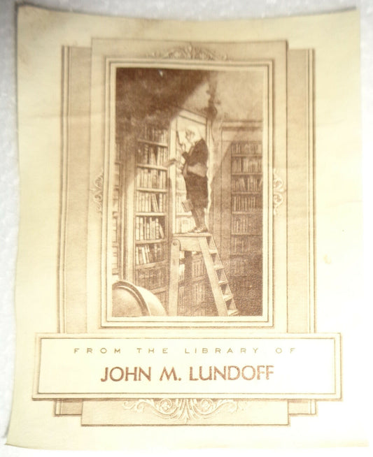 John M. Lundoff - Ex Libris Bookplate
