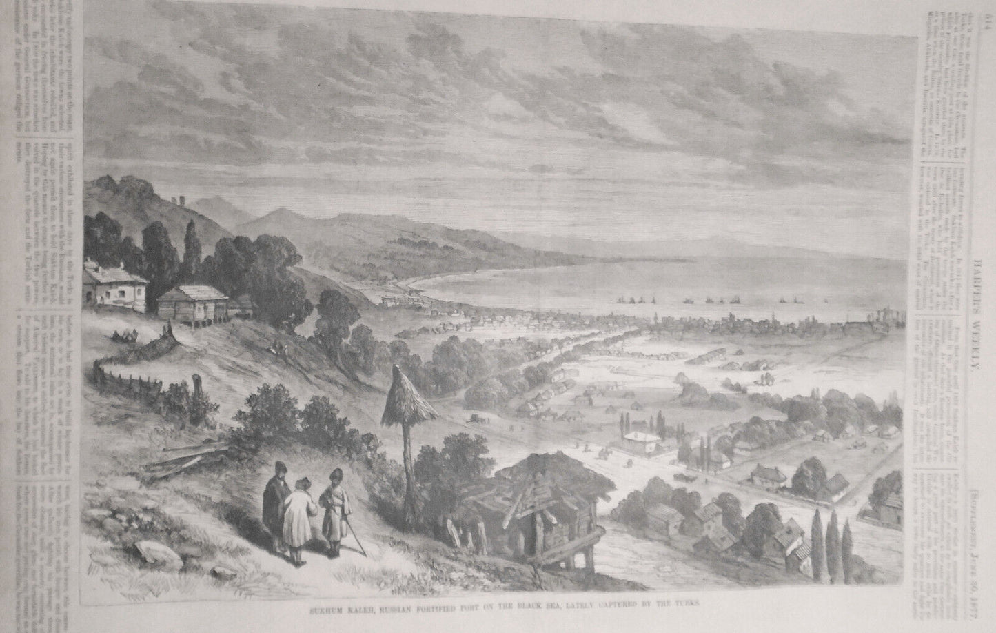Harper's Weekly - Original Complete Issue June 30, 1877. Russia Turk War, Masons