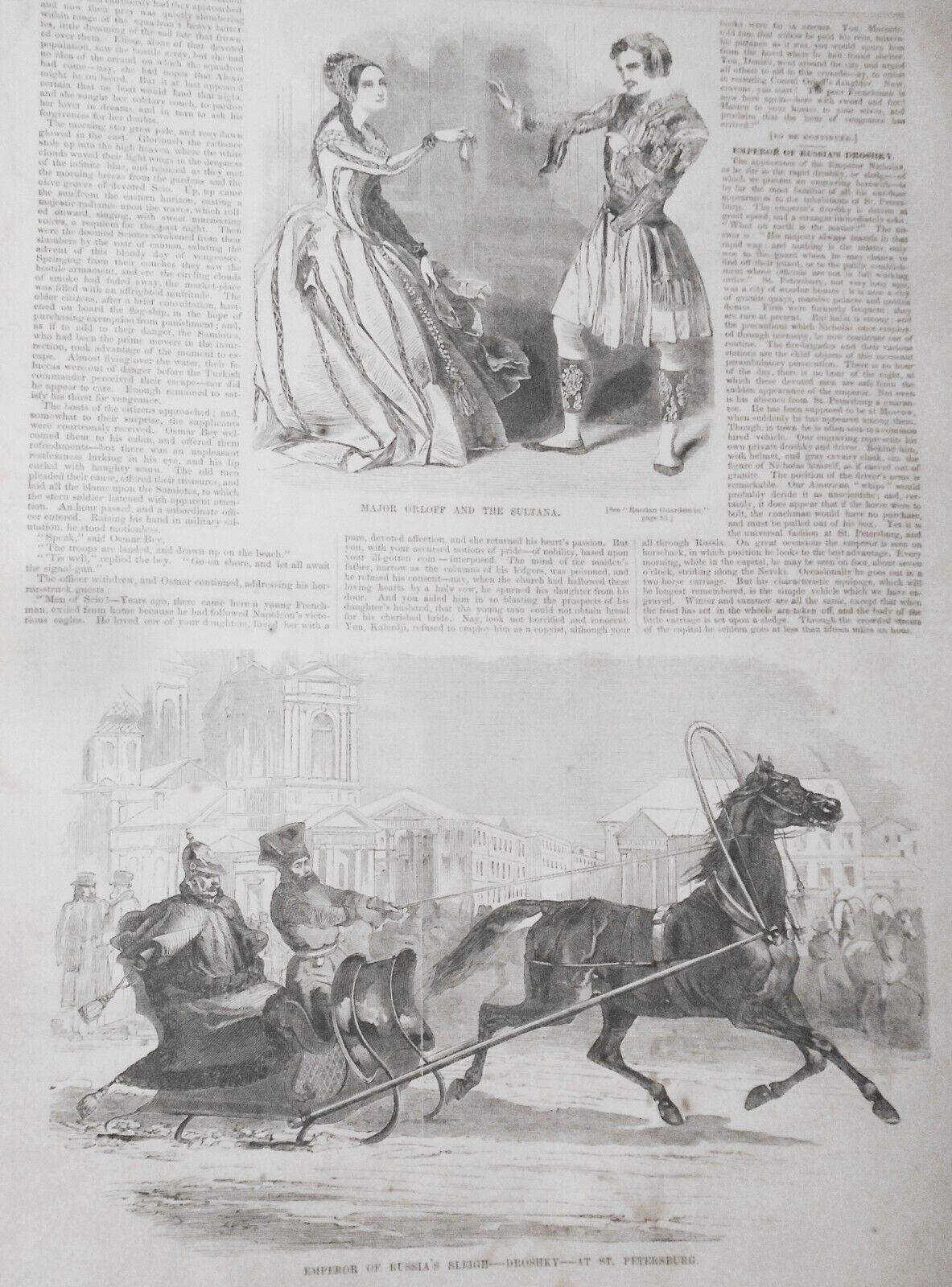 Gleason's Pictorial February 11, 1854 - Pike Fishing, Daguerre's Monument, etc