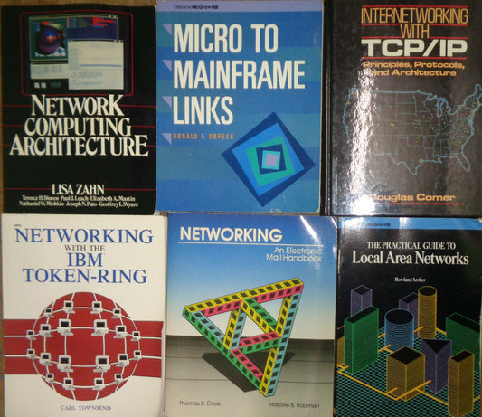 Networking Personal Computers lot of 6 books