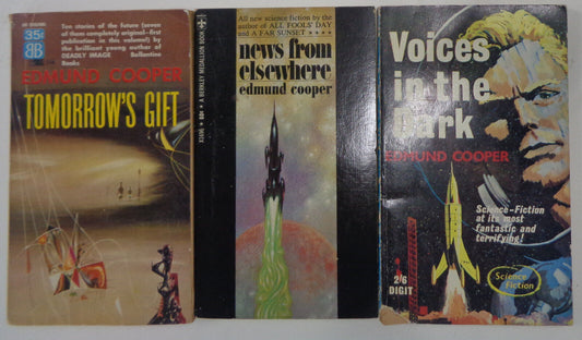 Edmund Cooper : Tomorrrow's Gift, Voices in the Dark, News from Elsewhere