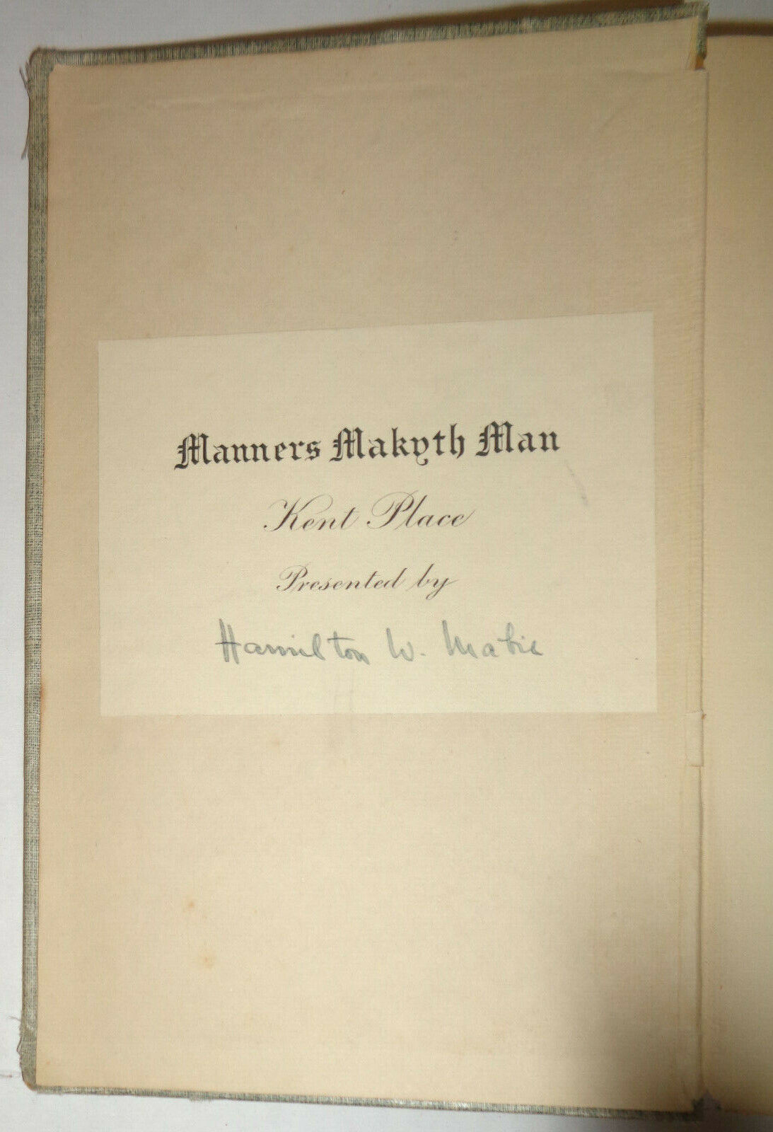 Thomas Okey The Story of Venice 1905 Signed bookplate of author Hamilton W Mabie