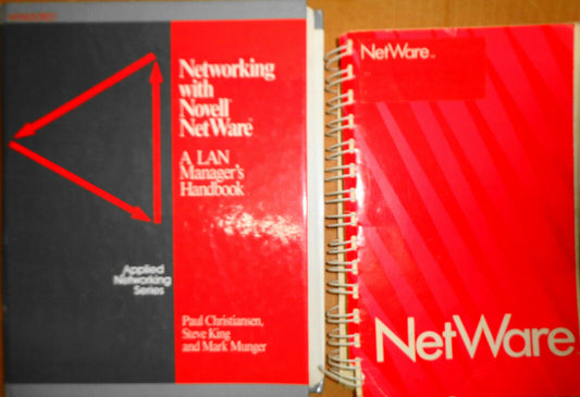 Novell Advanced NetWare/ 286 System Guide & Networking with Novell NetWare books