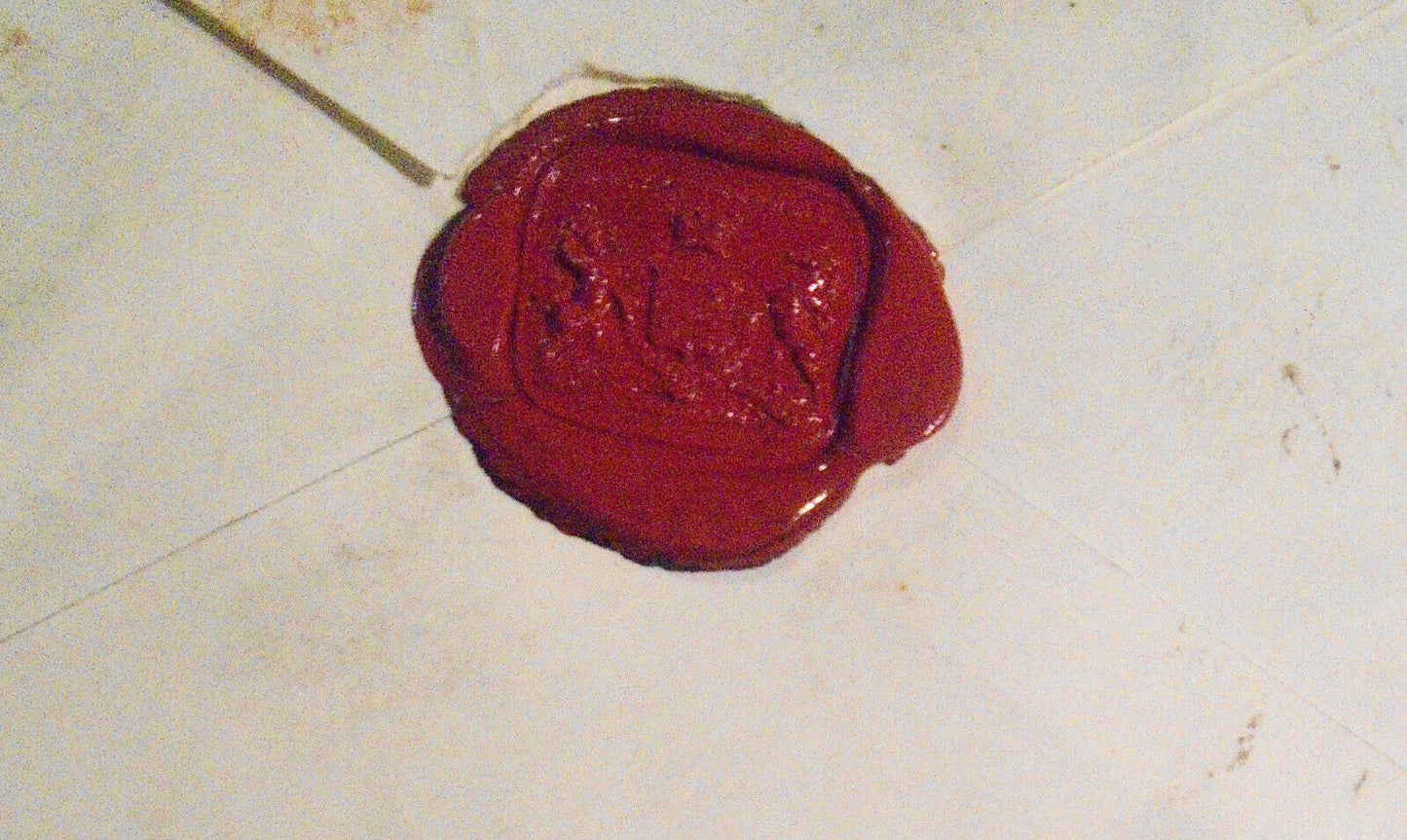 1848 Postal cover bearing wax seal of Privy Council