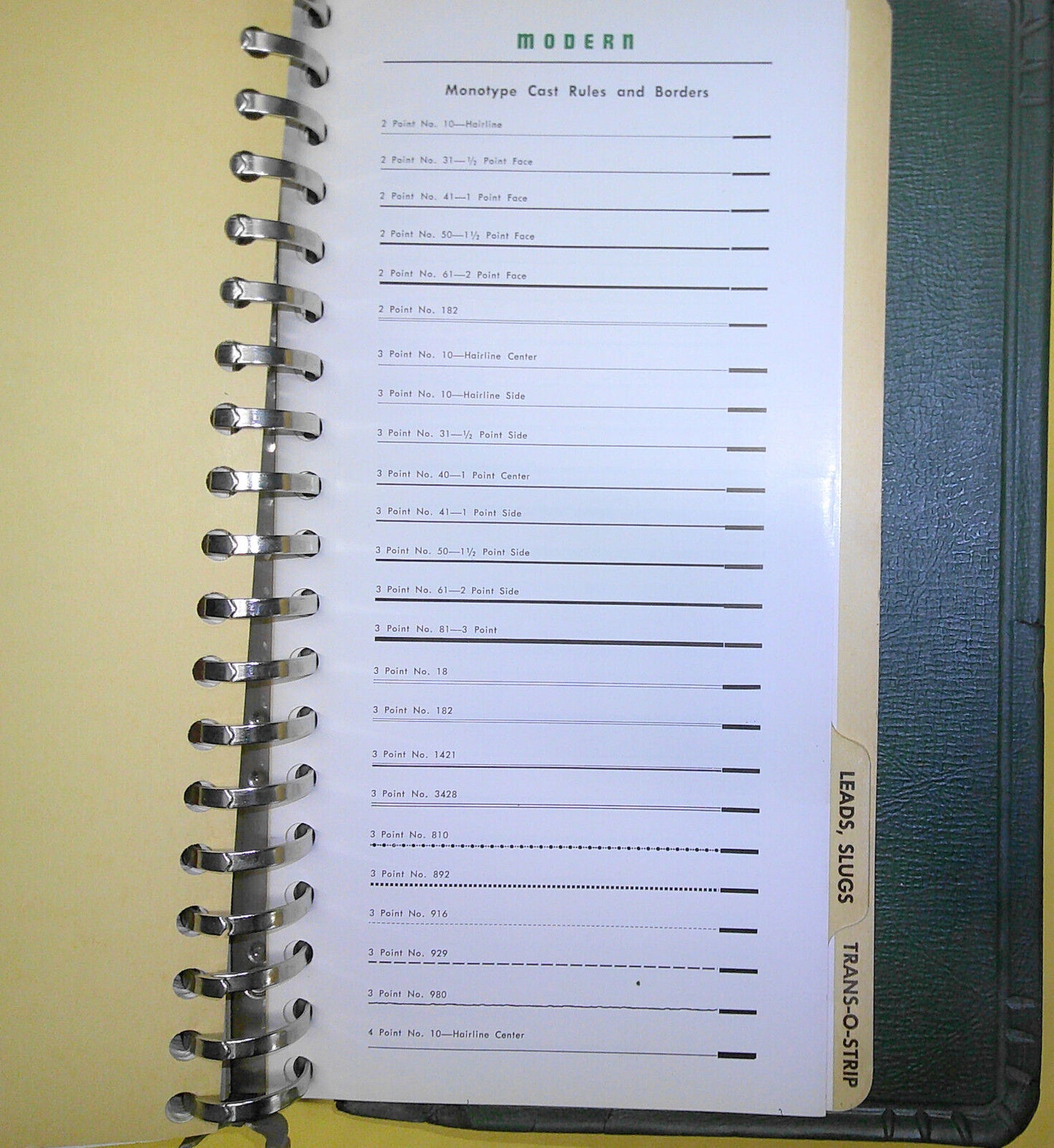 Modern Linotypers Copy Preparation Guide