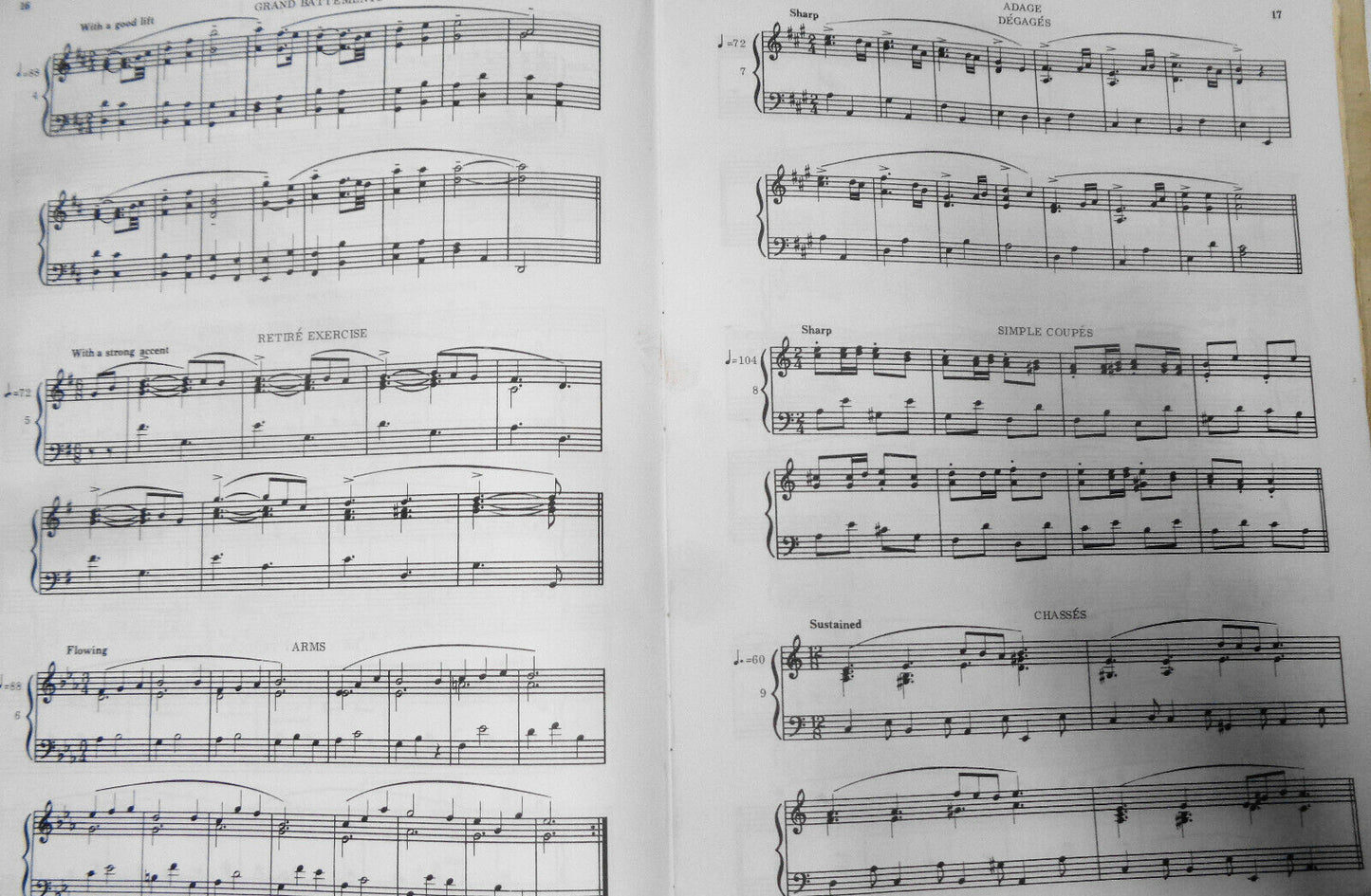 Music for the ballet grades, by Joan Hall.