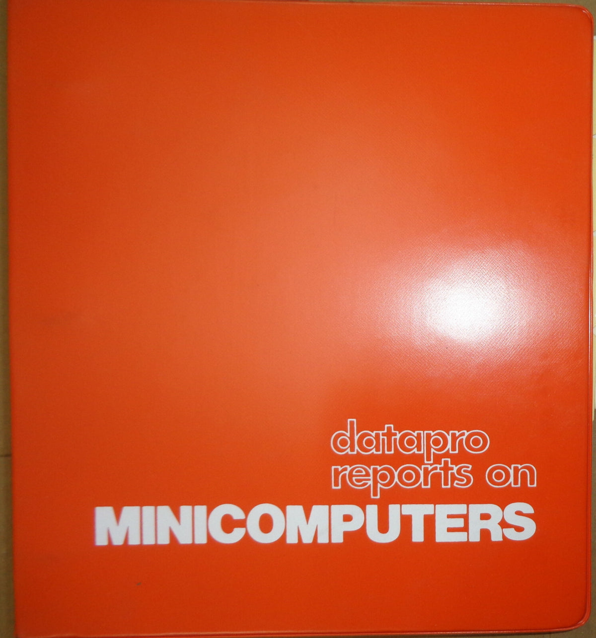 Datapro reports on minicomputers. 1985 by Datapro Research Corporation. Fine