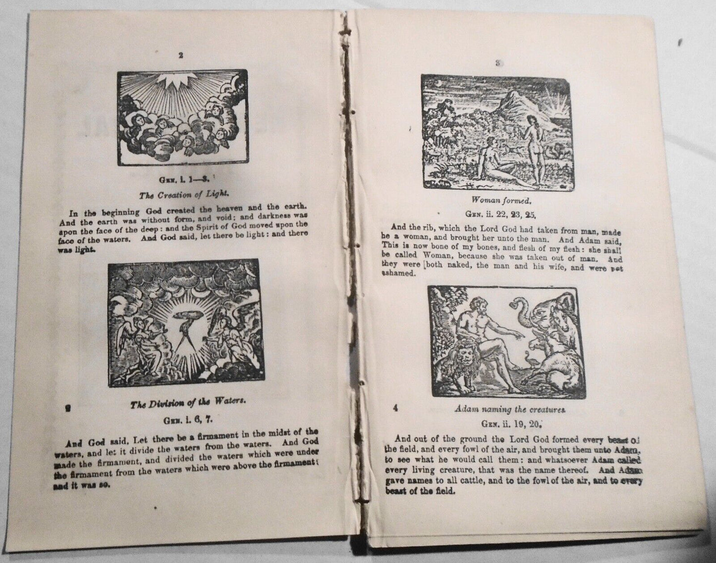 [Chapbook] The New Pictorial Bible. [1847].