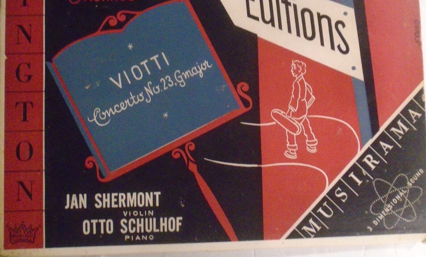 Viotti: Jan Shermont, Violin. Young Violinist's Editions: Series 1, Volume 1  LP