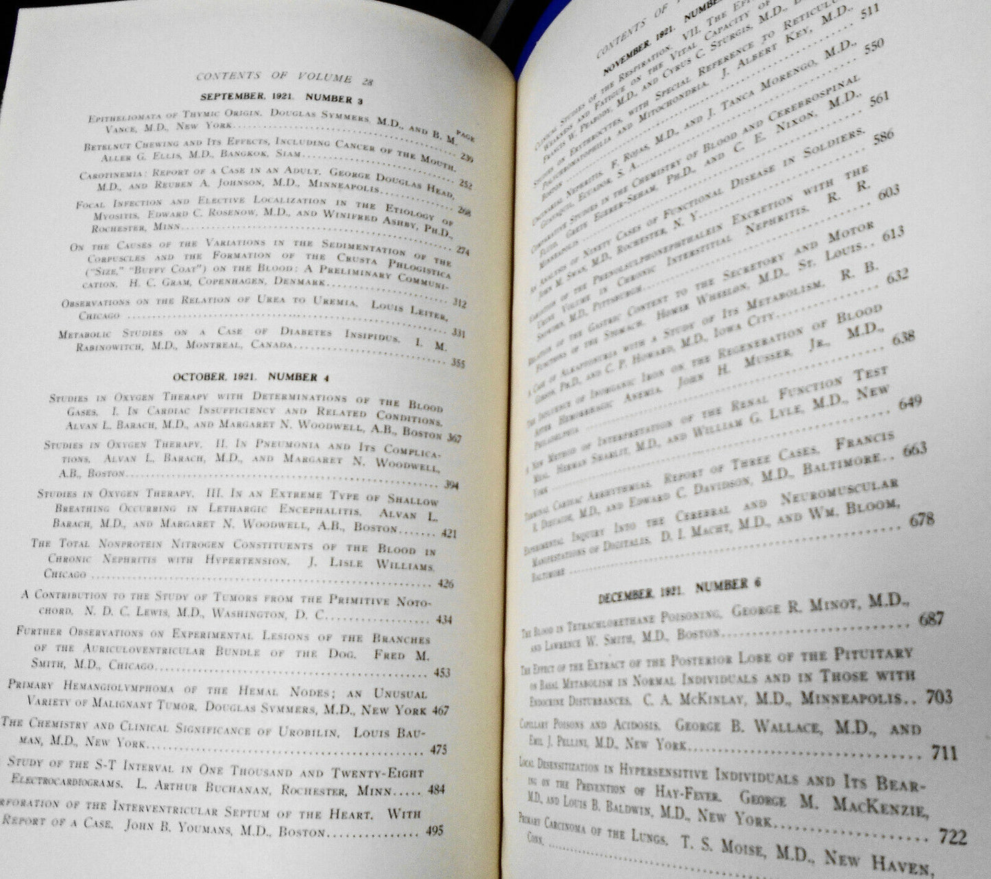 Archives Of Internal Medicine, Volume 28, 1921. American Medical Association.