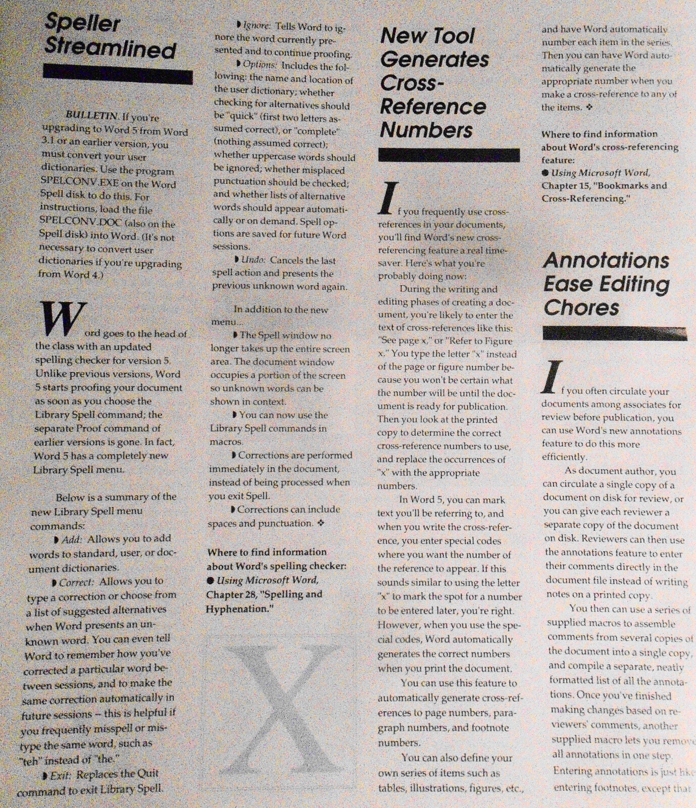 1988 "The Latest Word" - Microsoft Special one-time guide to Word 5.0