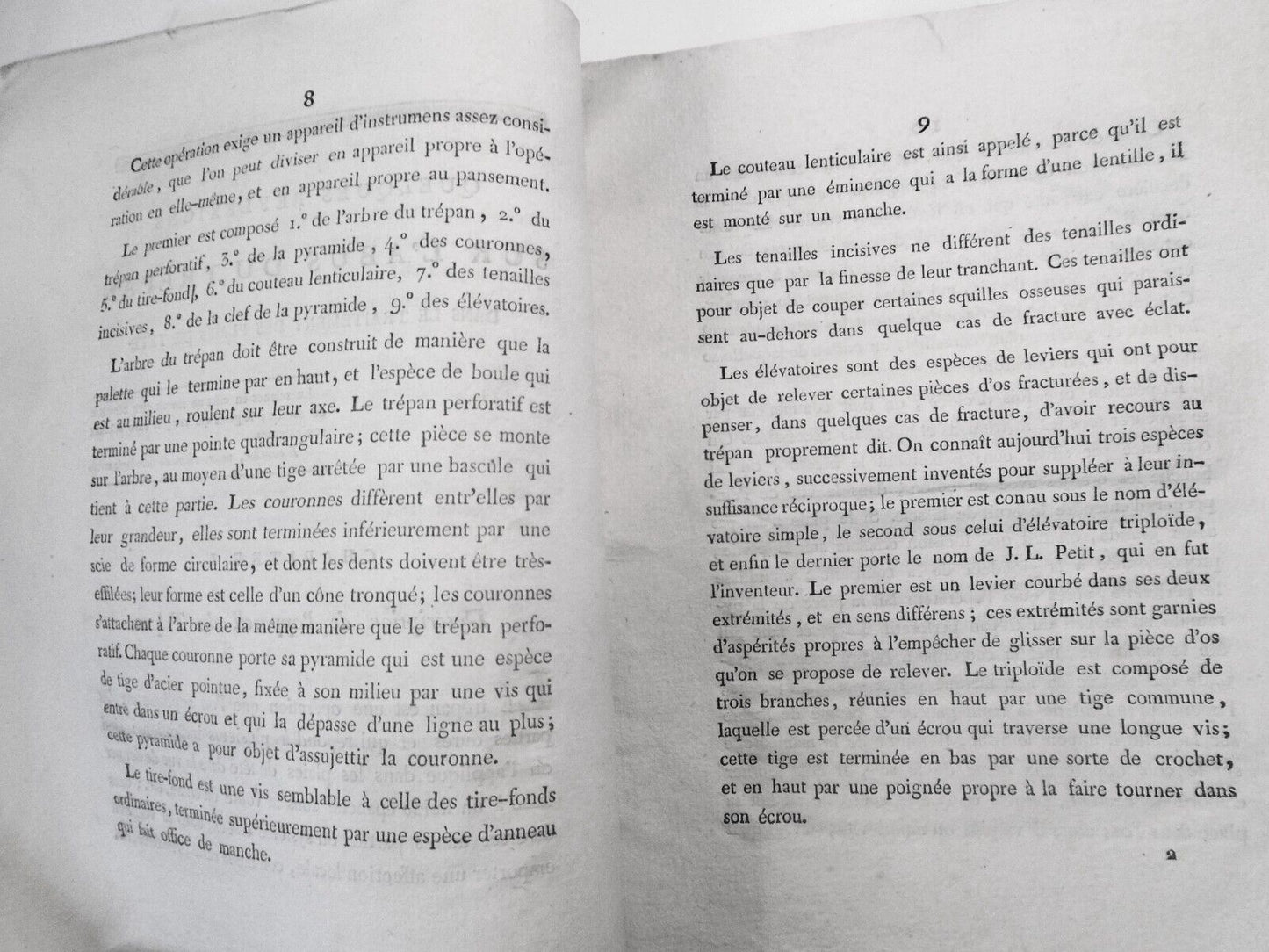 1807 Quelques réflexions sur l'abus du trépan dans traitement plaies de tete