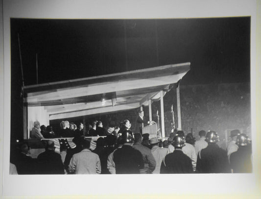 1962 President Kennedy original photo -- We cannot be fearful of our own future