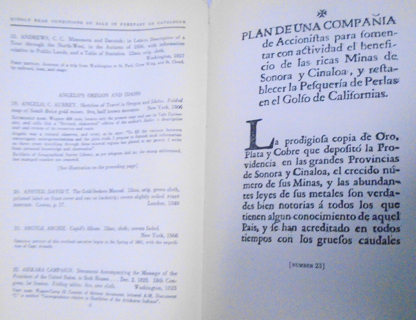 Western Americana Many Of Great Rarity - W. J. Holliday, Parke-Bernet 1954