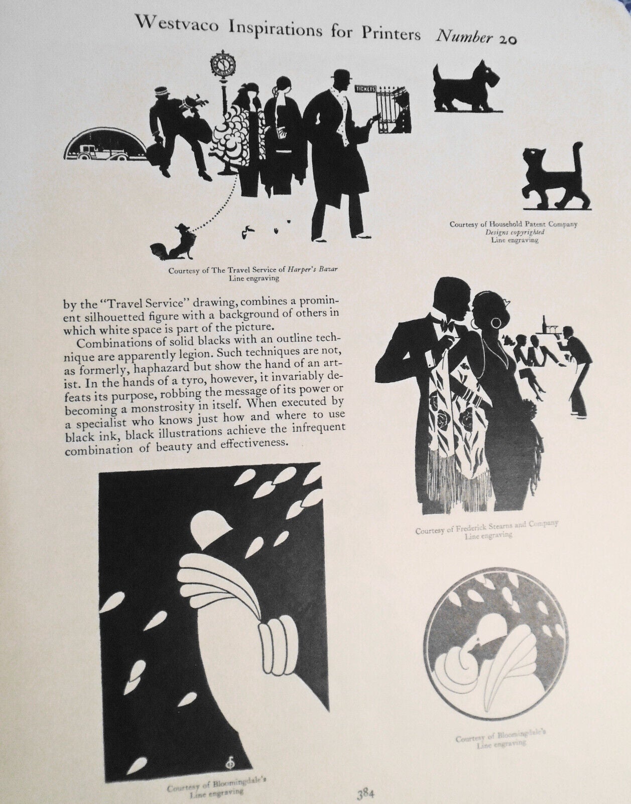 Westvaco Inspirations for Printers  No. 20. Illustrations in Black...