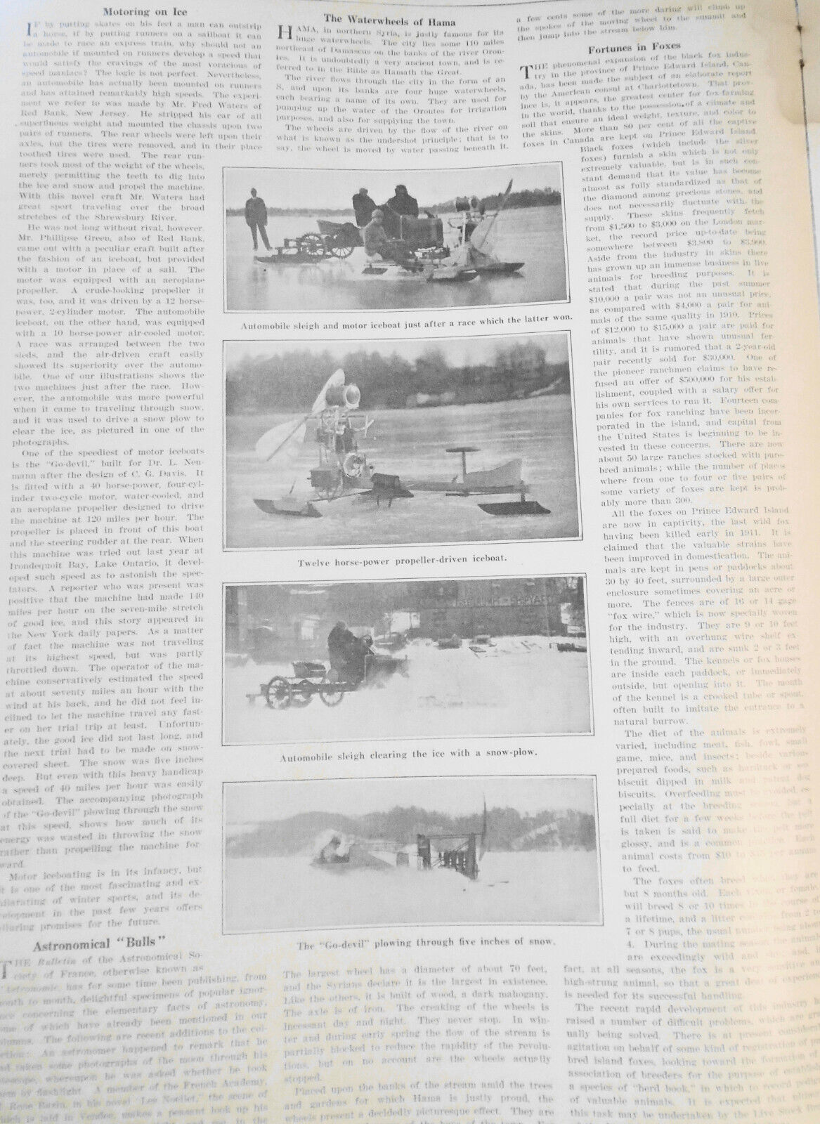 Scientific American - February 22, 1913 - Scott Expedition; Roosevelt ad; etc
