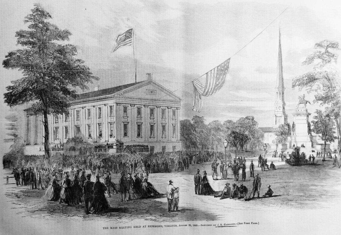 The mass meeting held at Richmond, Virginia, August 29, 1865 - Harper's Weekly