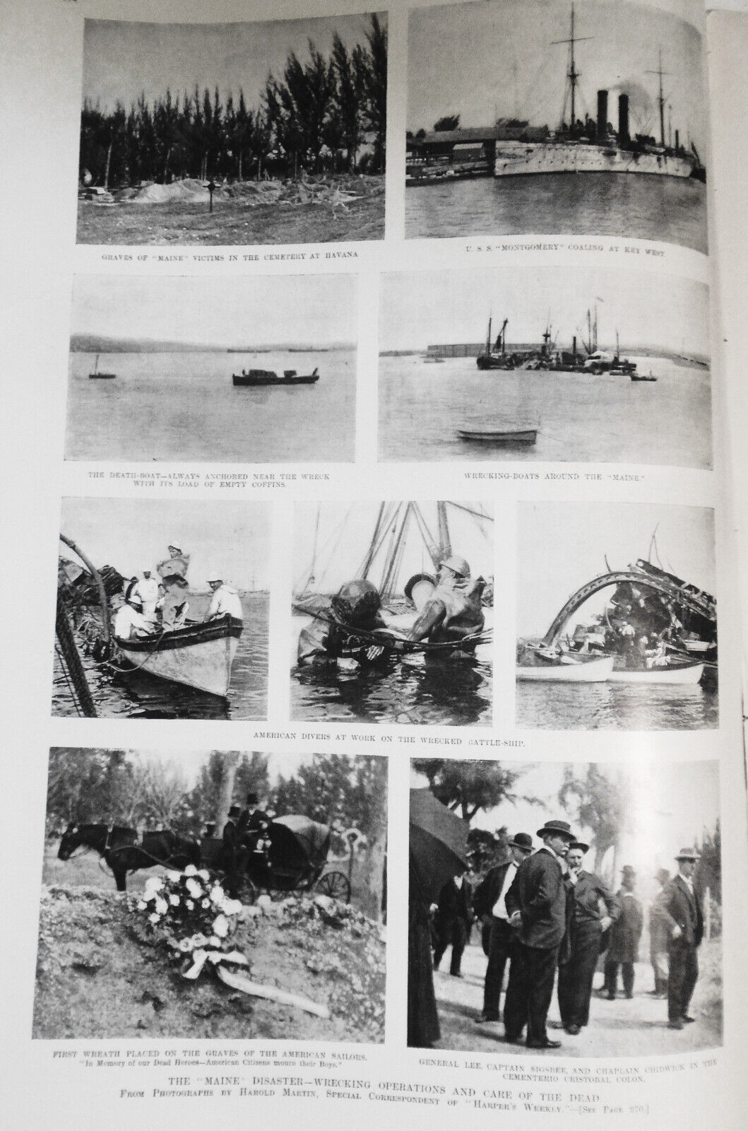 Harper's Weekly  March 19, 1898 - "Maine" Disaster, etc. Original Complete issue