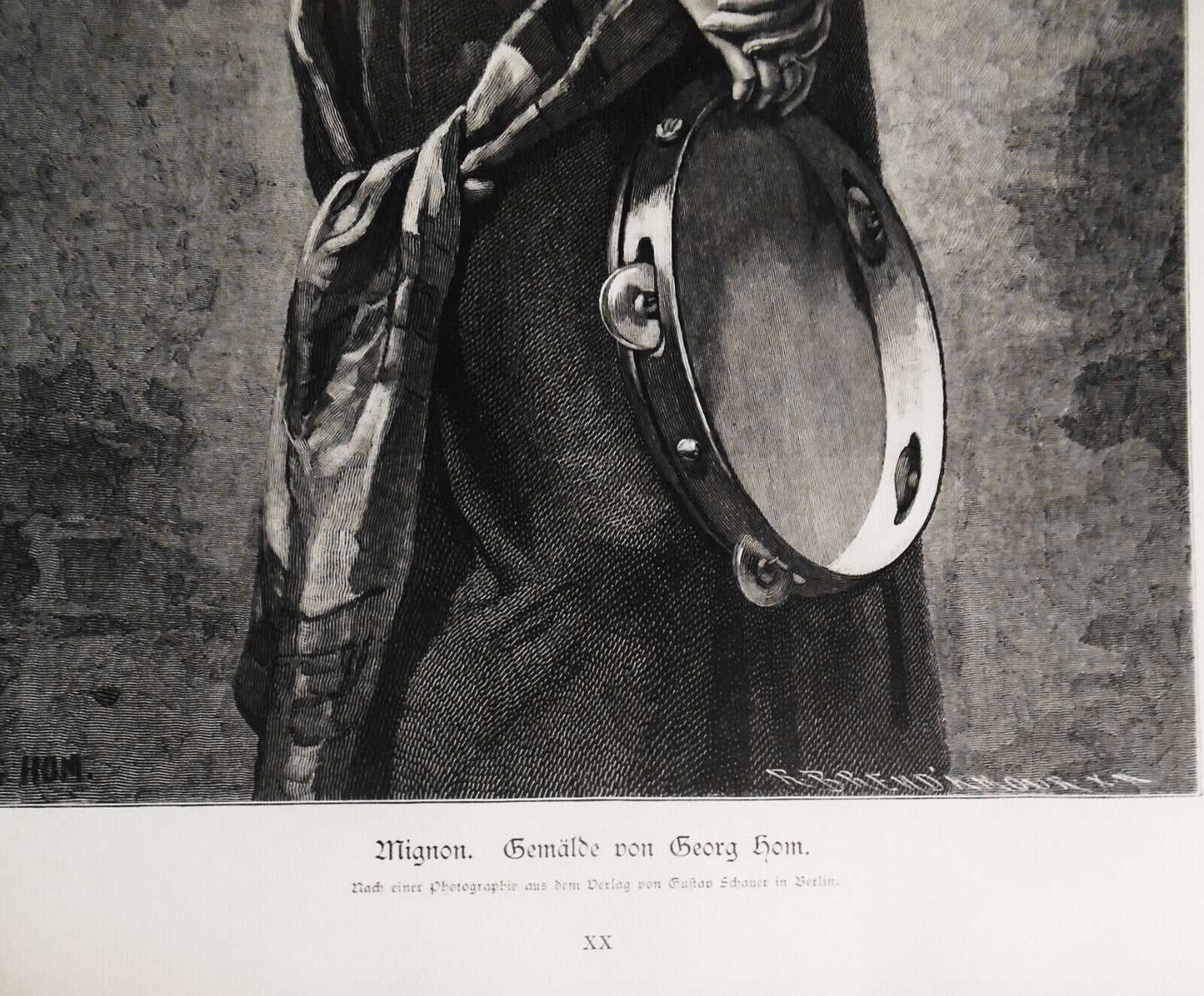 Mignon, by George Hom -- 1882