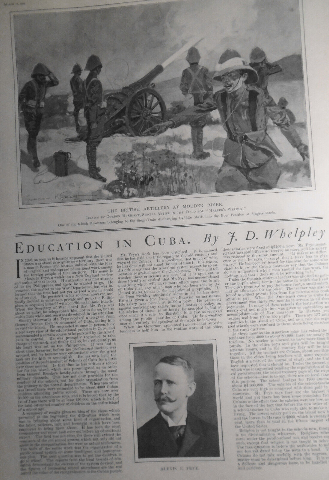 Harper's Weekly, March 17, 1900 - Kipling : Sin of Witchcraft Cape Town, etc