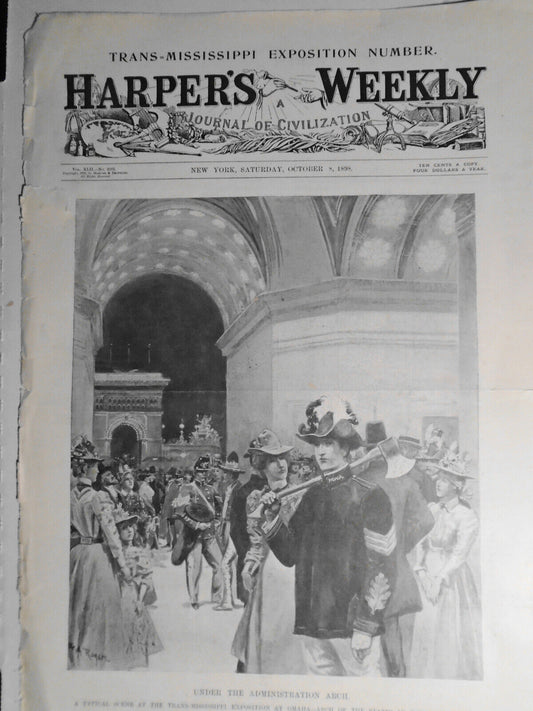 Under The Administration Arch... At The Trans-Mississippi Exposition, Omaha 1898