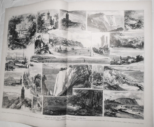 Bilder von der Insel, von Ernst Heyn  - 1884 -  22 x 16 inches - Original print