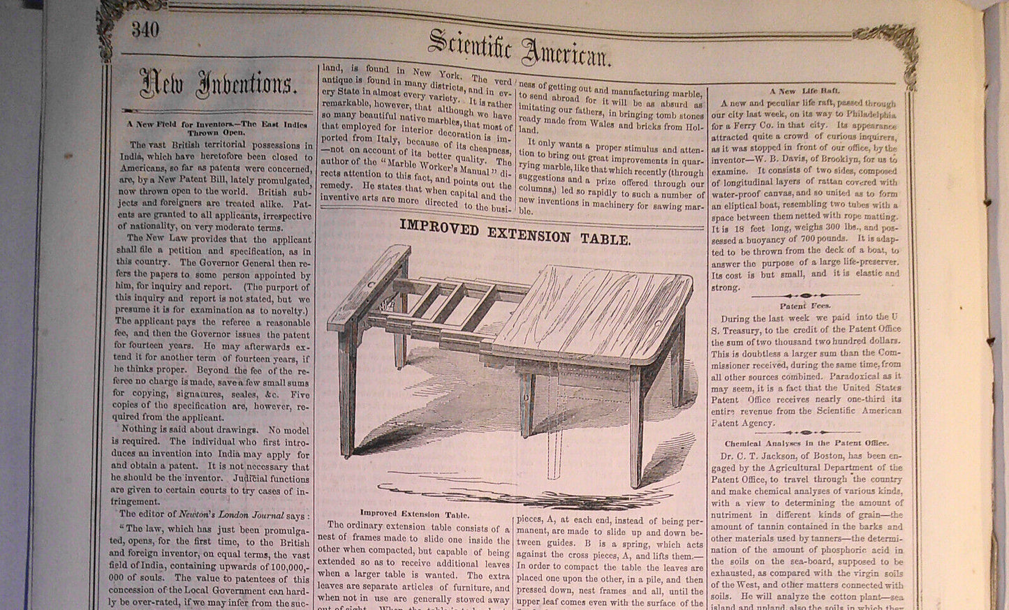 Scientific American July 5, 1856. Electro-Chemical Baths; New Steam Frigates etc
