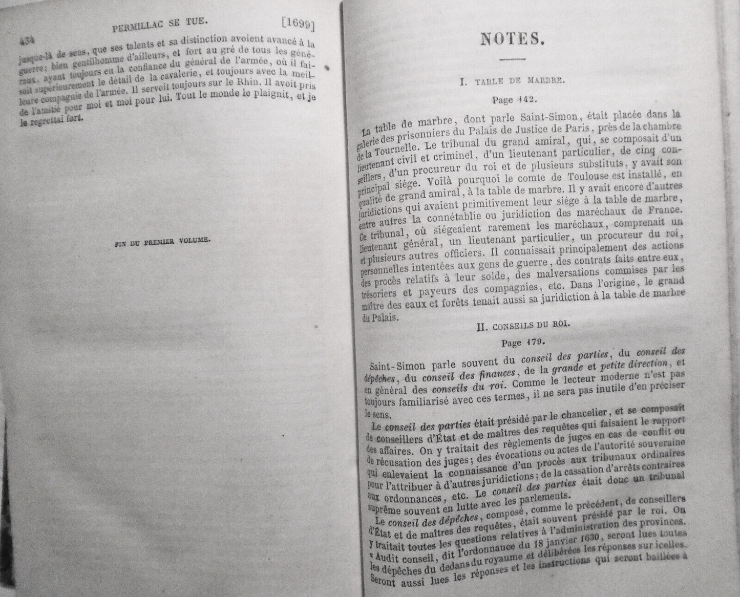 Memoires complets et authentiques du Duc de Saint-Simon, Tome Premiere, 1861