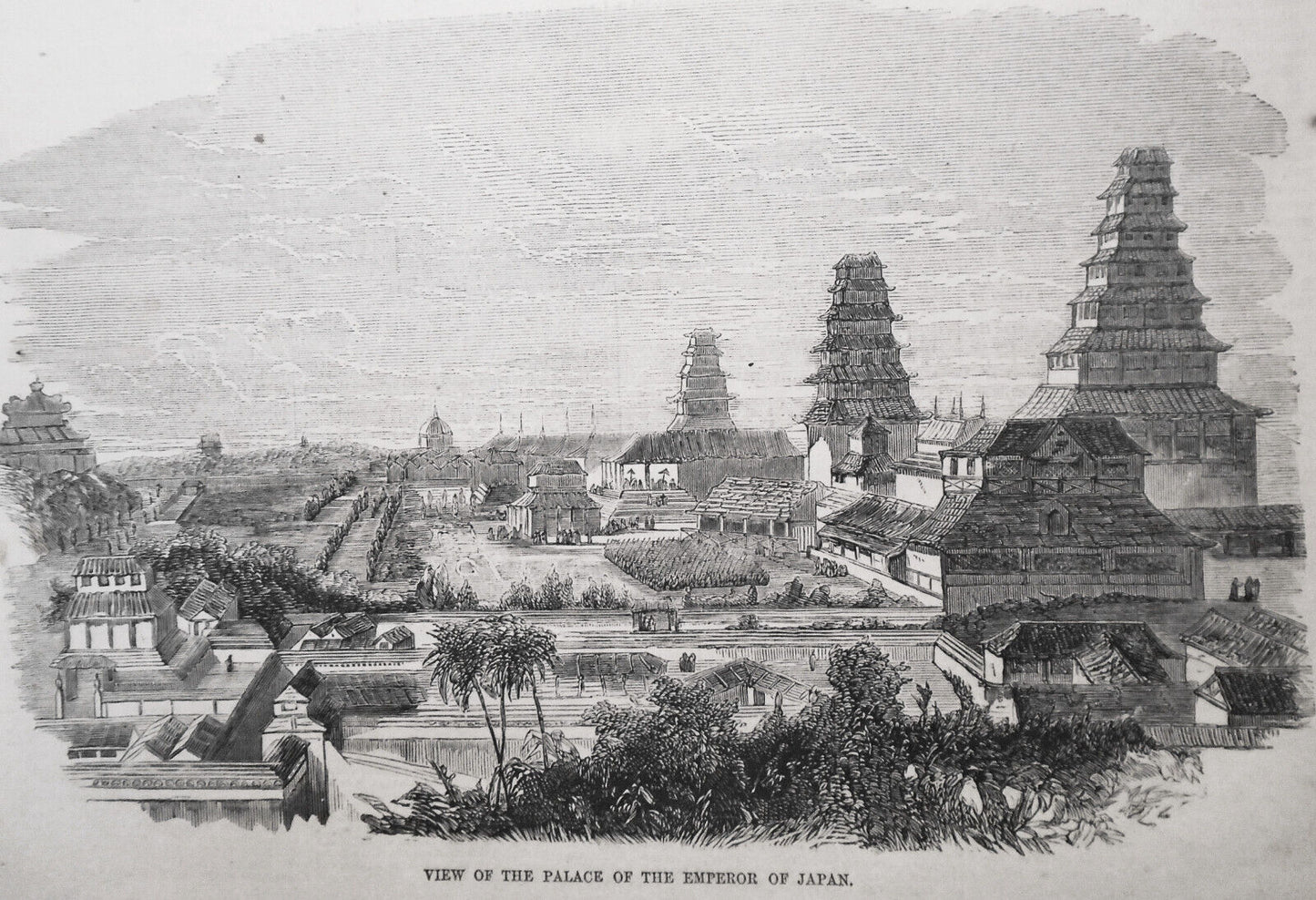 Views In Japan - Harper's Weekly, December 11, 1858 - With 4 Engravings & Story