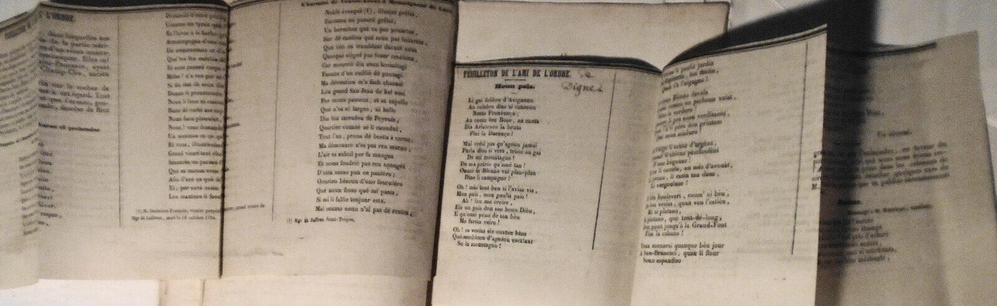Poesies provencales par M. Joseph-Jacques-Leon d'Astros [Manuscript, ca 1840]