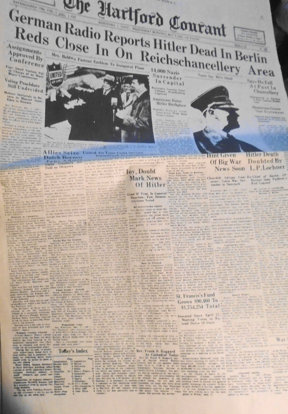 The Connecticut Courant -  historic issues 18th - 20th century reprints