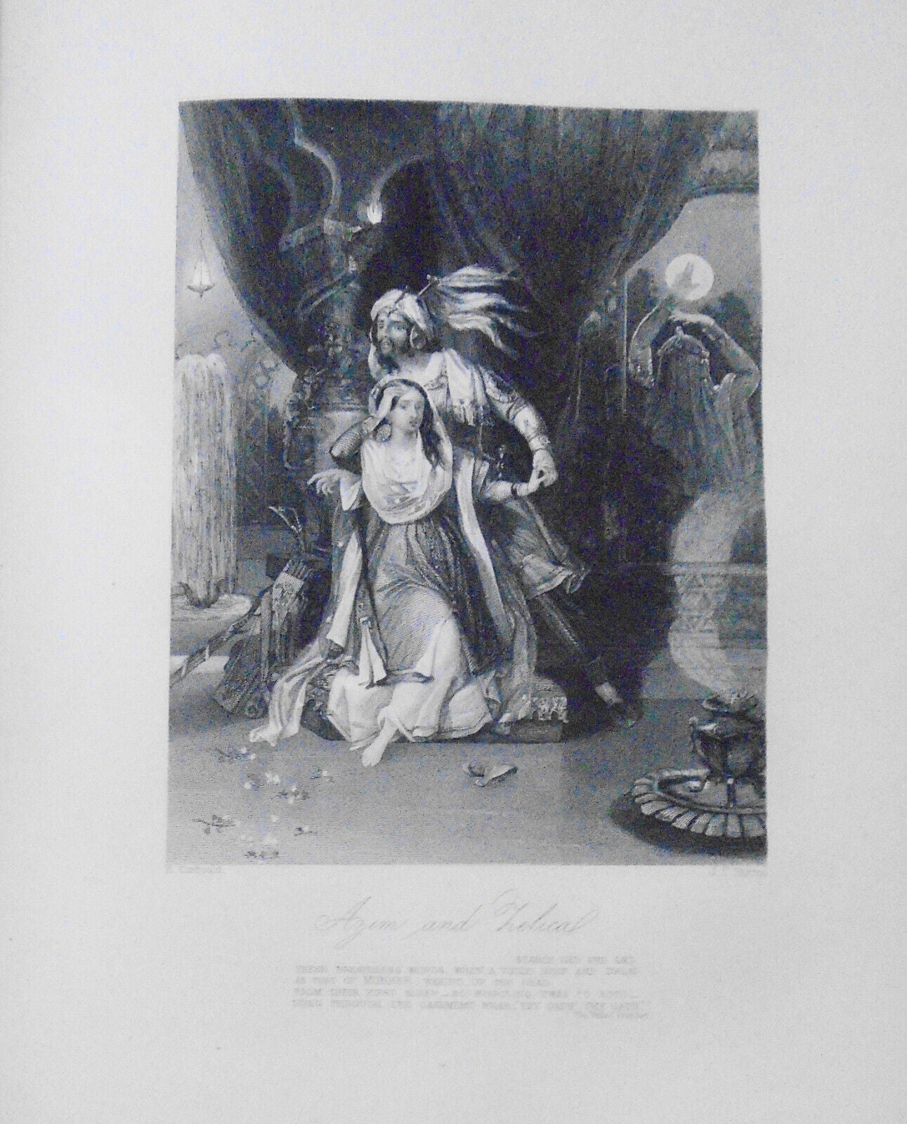 The poetical works of Thomas Moore. A new collated edition [185-?]. Illustrated
