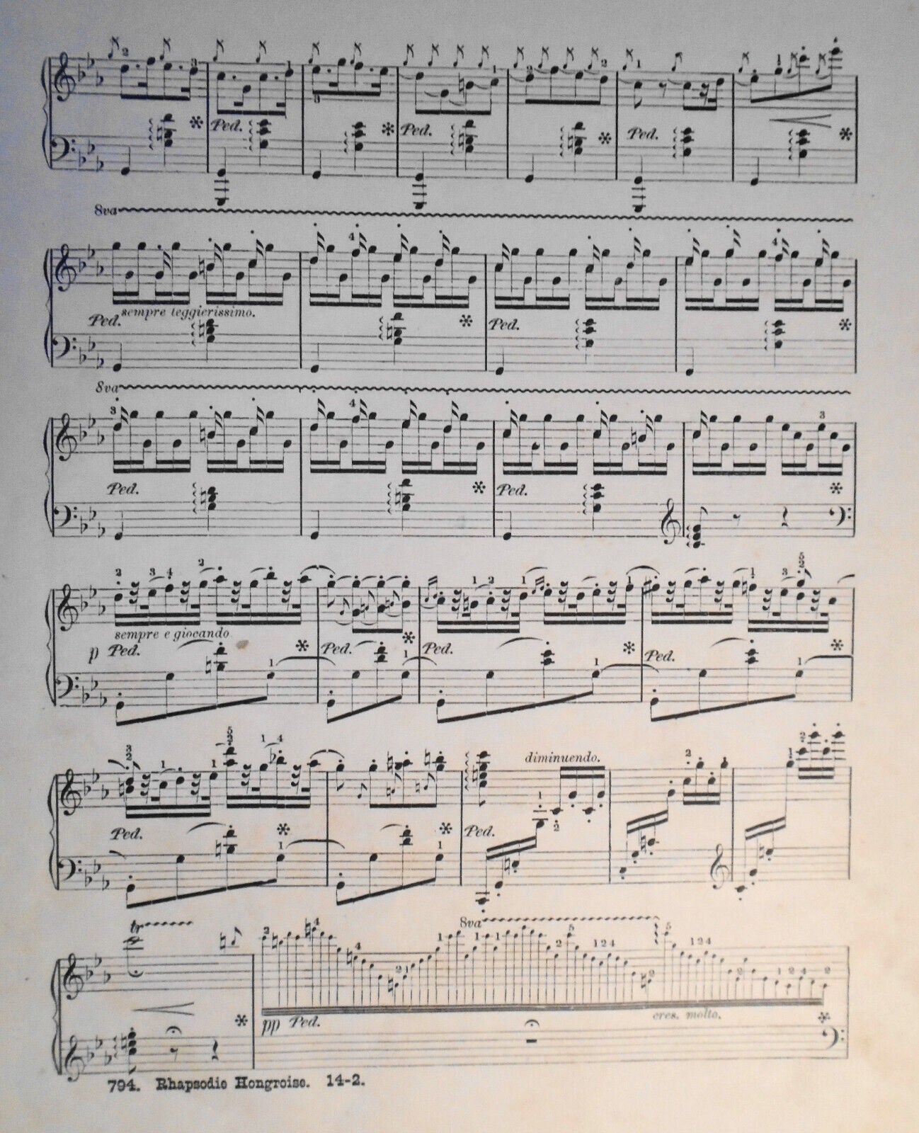 Rhapsodie Hongroise No. 2, by Franz Liszt. 1860.