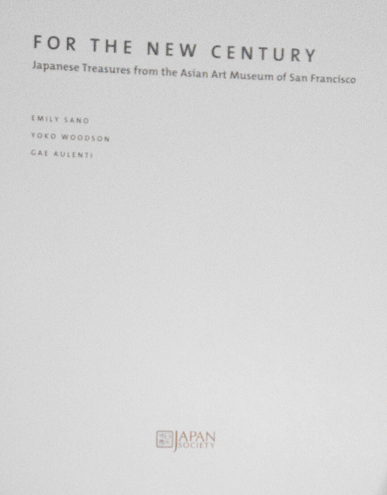 For The New Century Japanese Treasures From Asian Art Museum San Francisco 2000