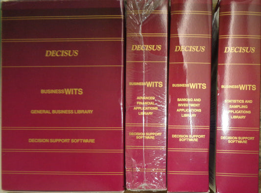 BUSINESS WITS, by Decisus (a Xerox company) - plus 3 extra modules 1990 Pristine