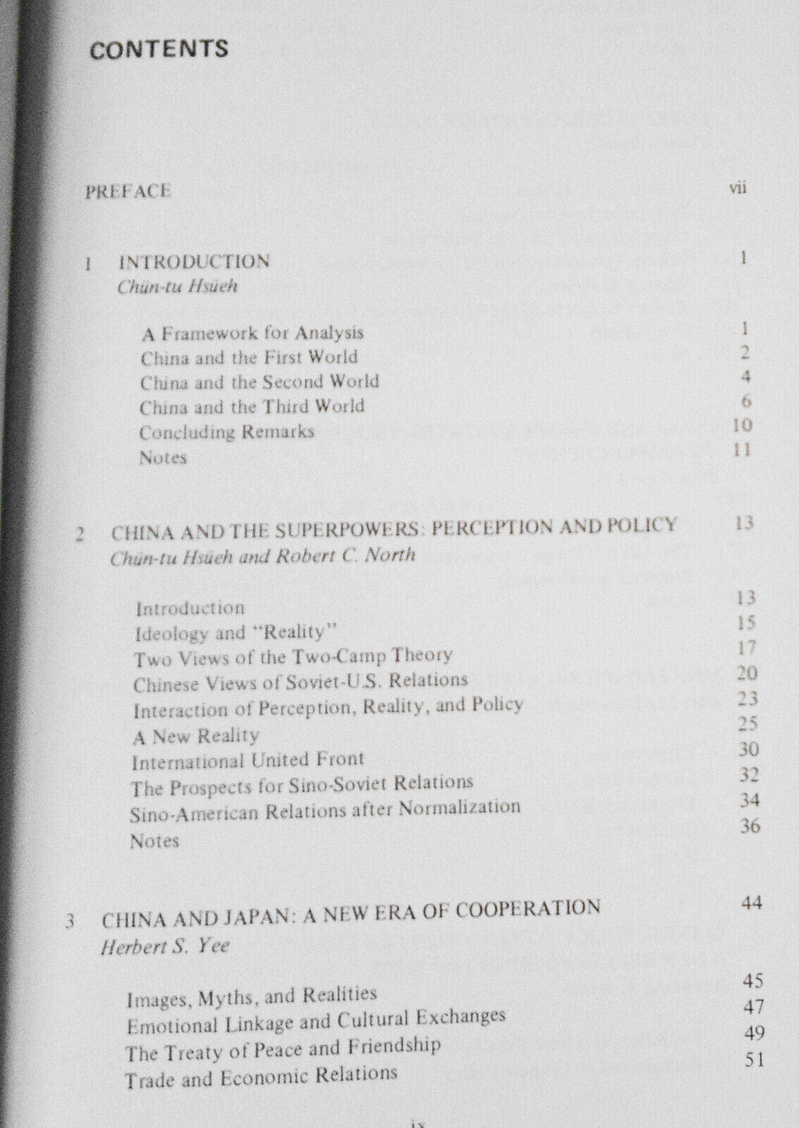 China's foreign relations : new perspectives, by Chün-tu Hsüeh. 1982 Hardcover