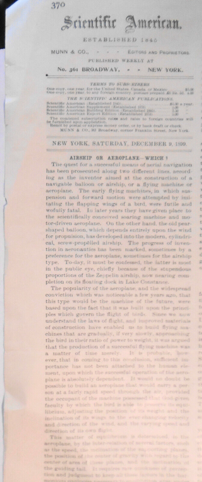 Scientific American - December 9, 1899 - Correspondence method of education, etc