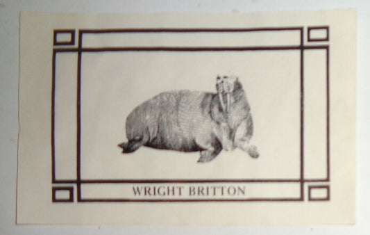 Wright Britton Ex Libris Bookplate