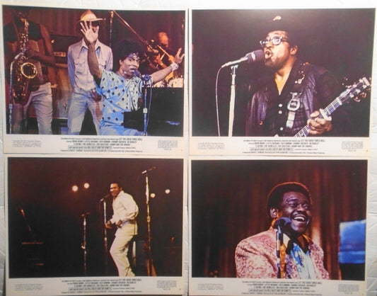 Little Richard, Bo Diddley, Fats Domino, Chubby Checker, 1973 4 Press Photos Lot
