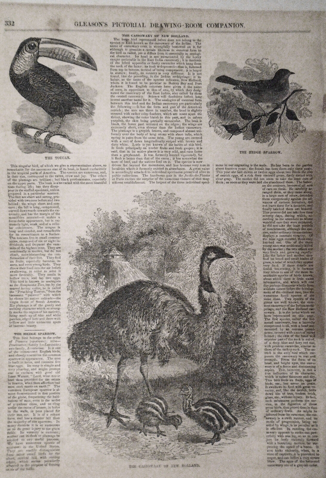 Gleason's Pictorial, May 27, 1854 - Crystal Palace; Ticonderoga; Cassoway...