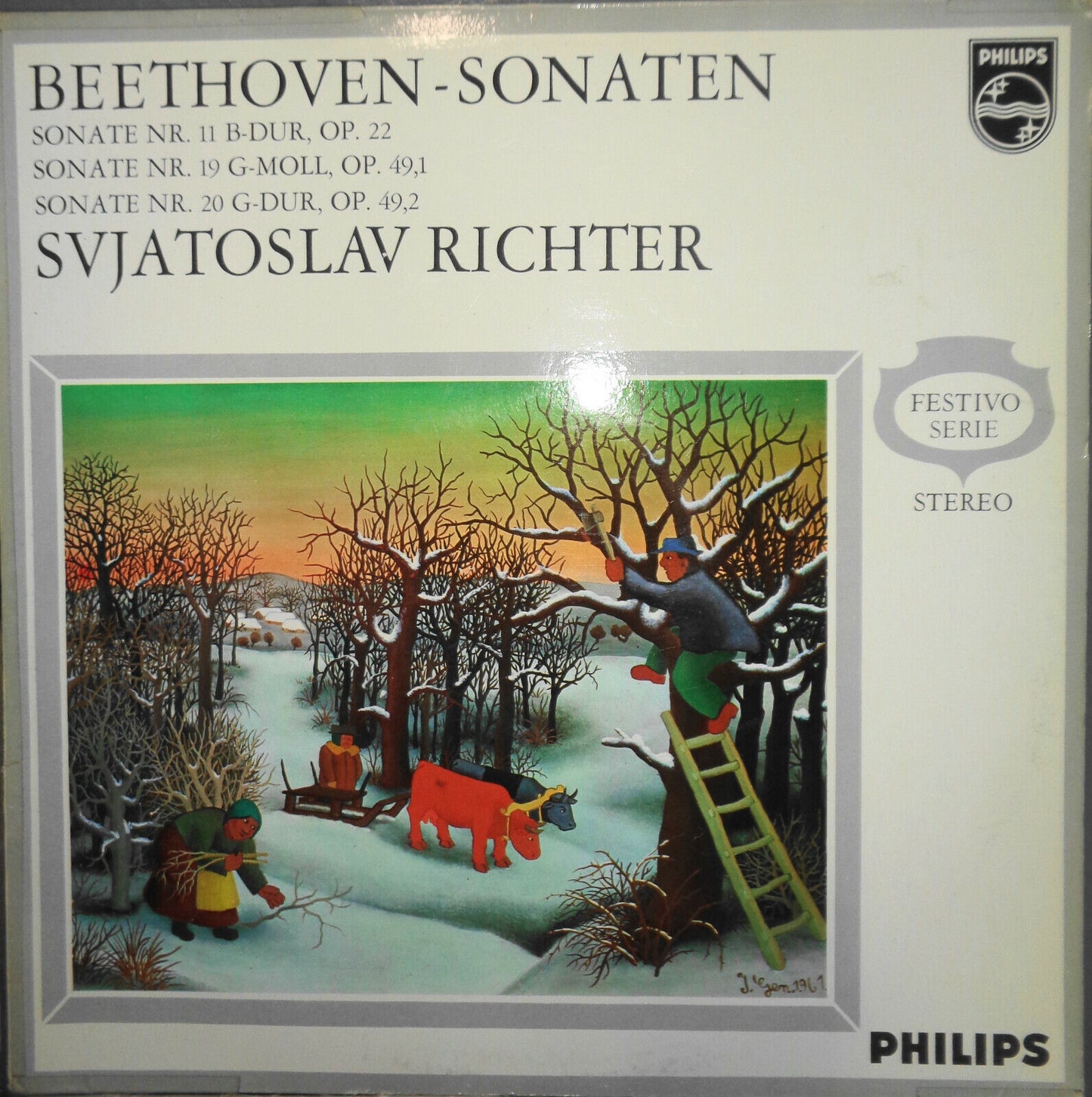 6 Sviatoslav Richter vinyl LP albums : Liszt, Moussorgsky, Beethoven, Schumann