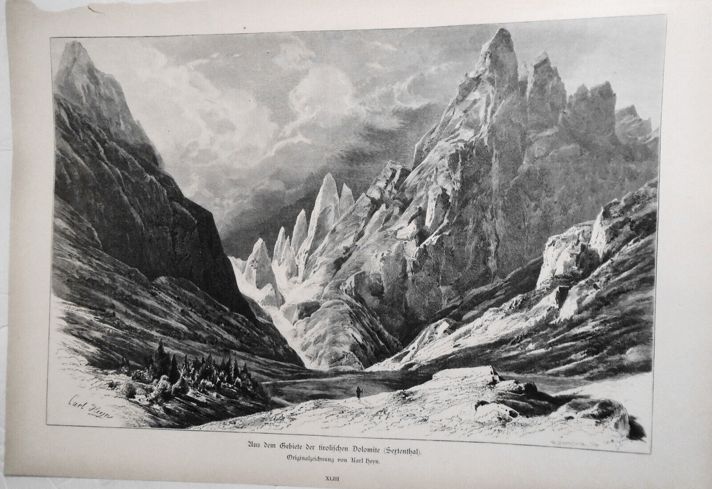 Aus dem Gebiete der Tirolischen Dolomite (Sertenthal), von Karl Heyn -- 1886
