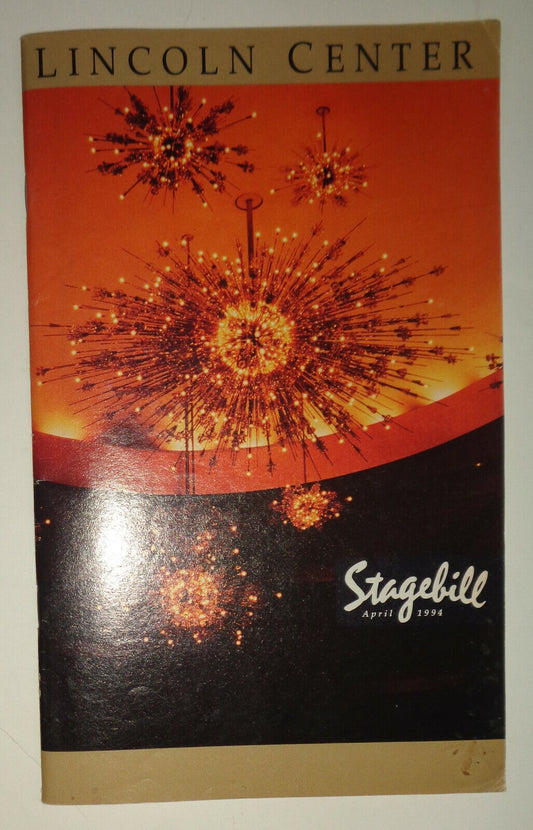 Cecilia Bartoli SIGNED Stagebill - The Art Of The Song - Lincoln Center, 1998