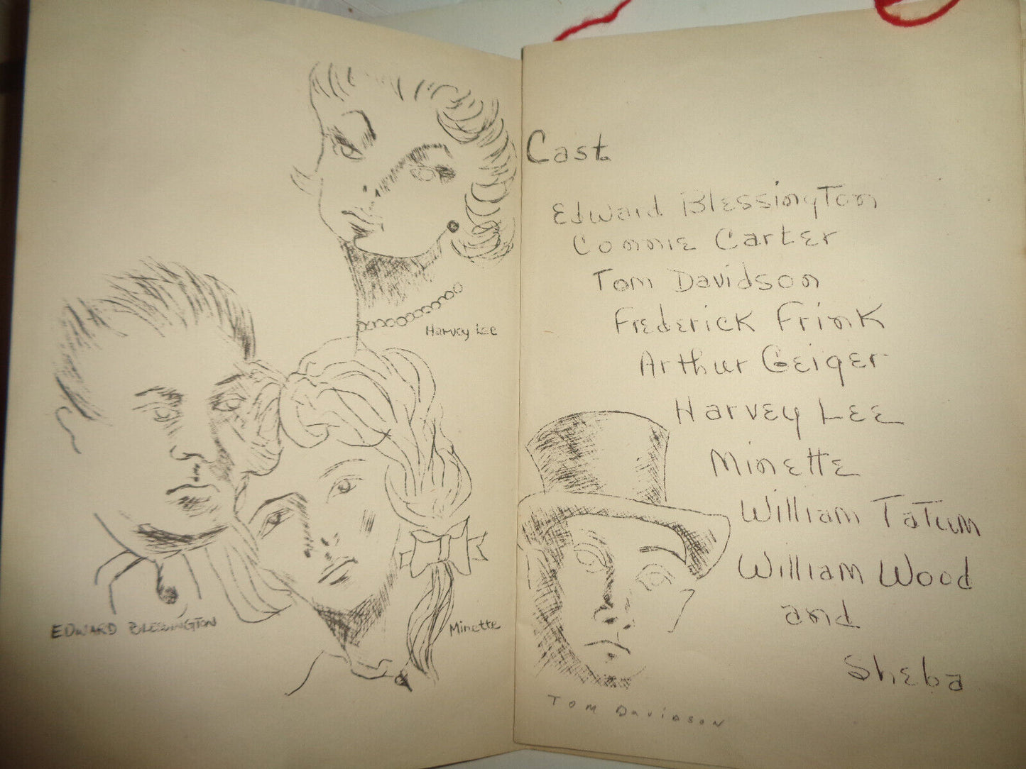 Minette (1928 – 2001) lot of original photos & signed items. Female impersonator