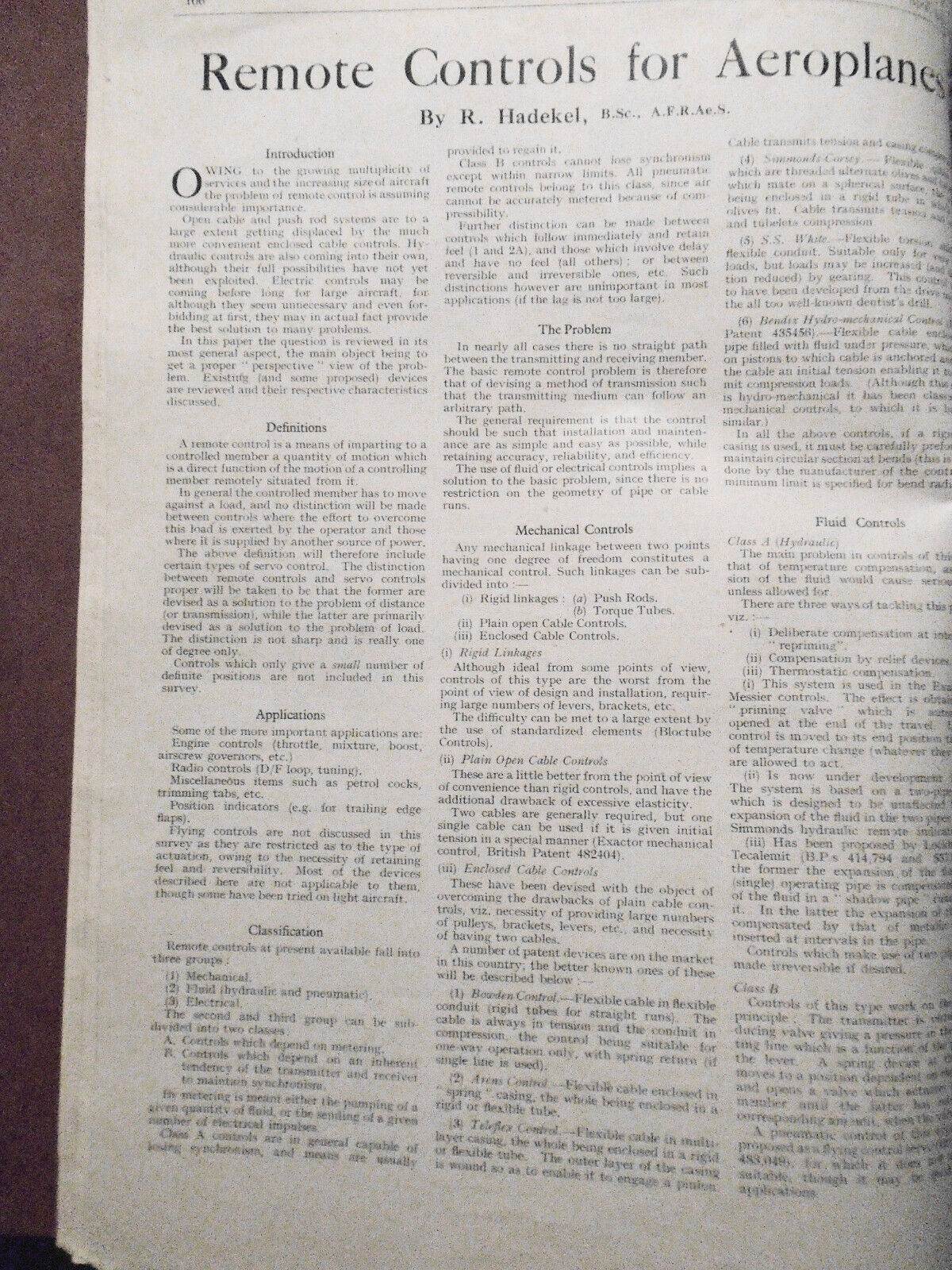 1942 Aircraft Engineering magazine - six issues - April to November