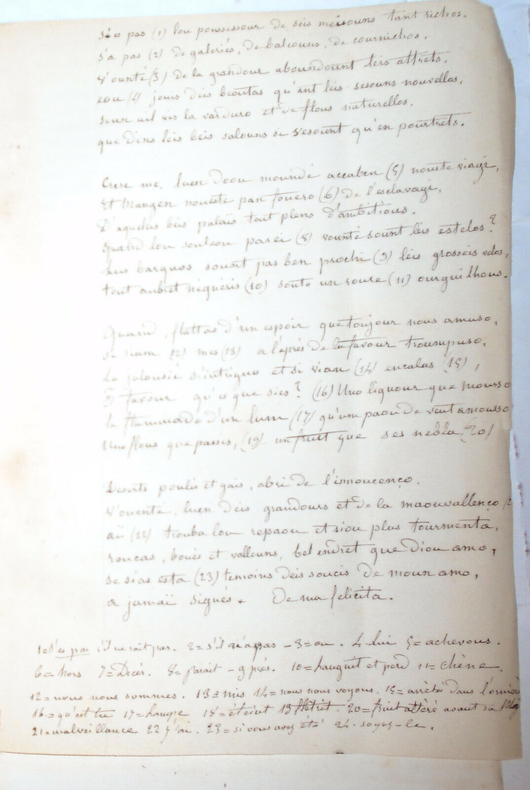 Poesies provencales par M. Joseph-Jacques-Leon d'Astros [Manuscript, ca 1840]