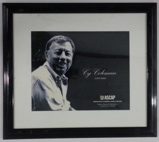 Cy Coleman large Photo - from ASCAP tribute, Jan 10, 2005, Majestic Theater, NYC
